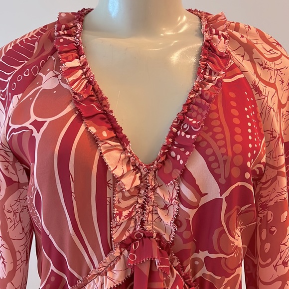 Julie Brown NYC Red Seville Mackenzie Dress Small - Picture 9 of 11
